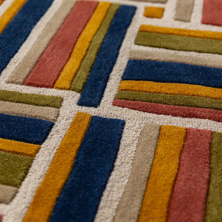 Teppich Terrakotta Läufer Wool Raumgestaltung Inneneinrichtung SOAR 80x300_