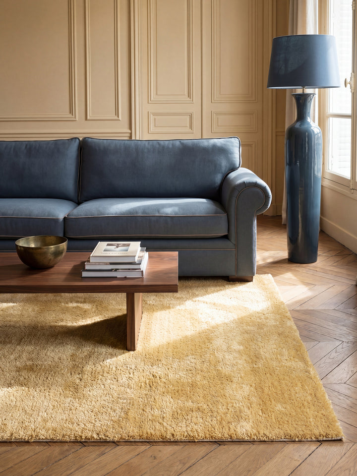 Teppich Gold Textur Nahaufnahme_