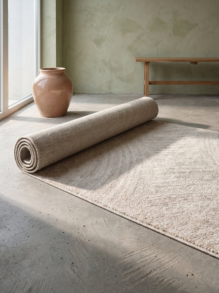 Teppich Beige Läufer Editorial Styling_