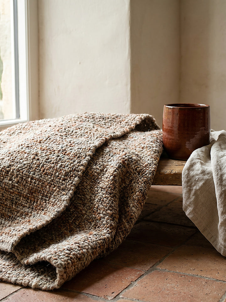 Teppich Terrakotta rechteckig Editorial Styling_