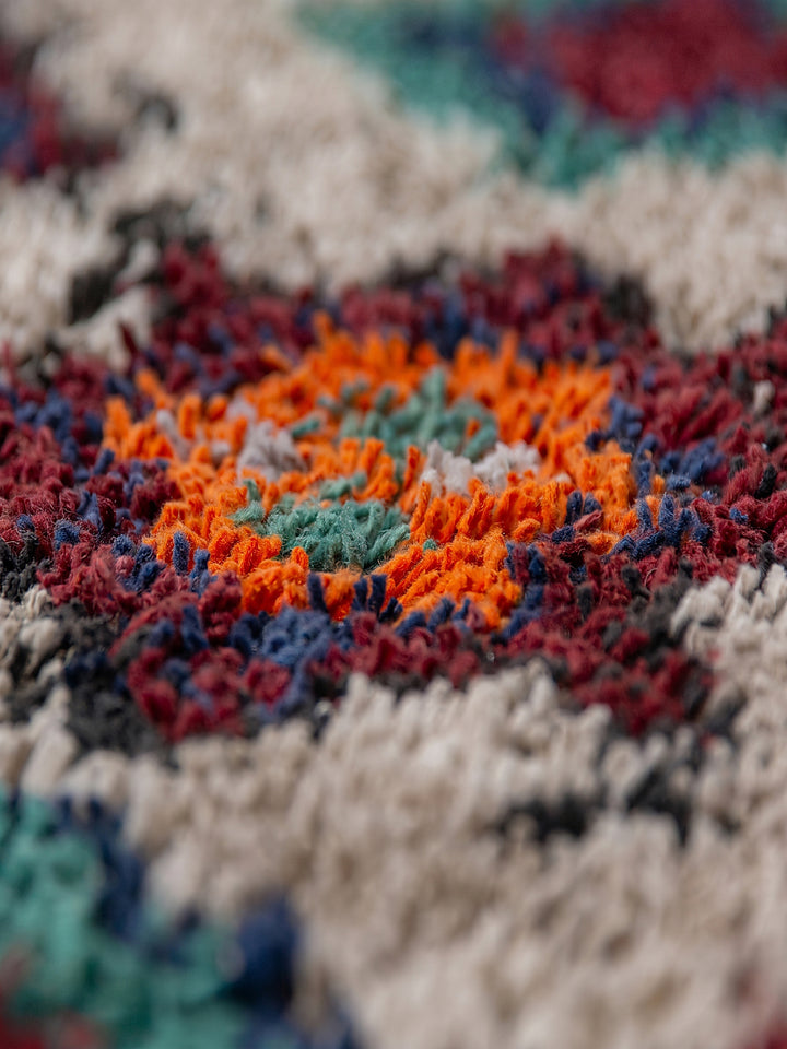 Teppich Multi Farbdetail Muster_