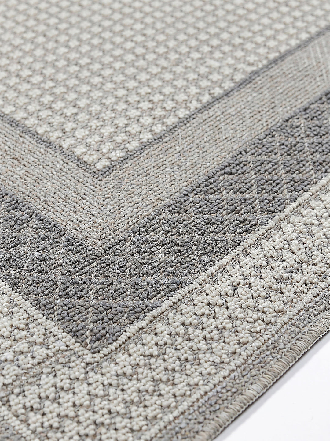 Teppich Grau Farbdetail Muster_