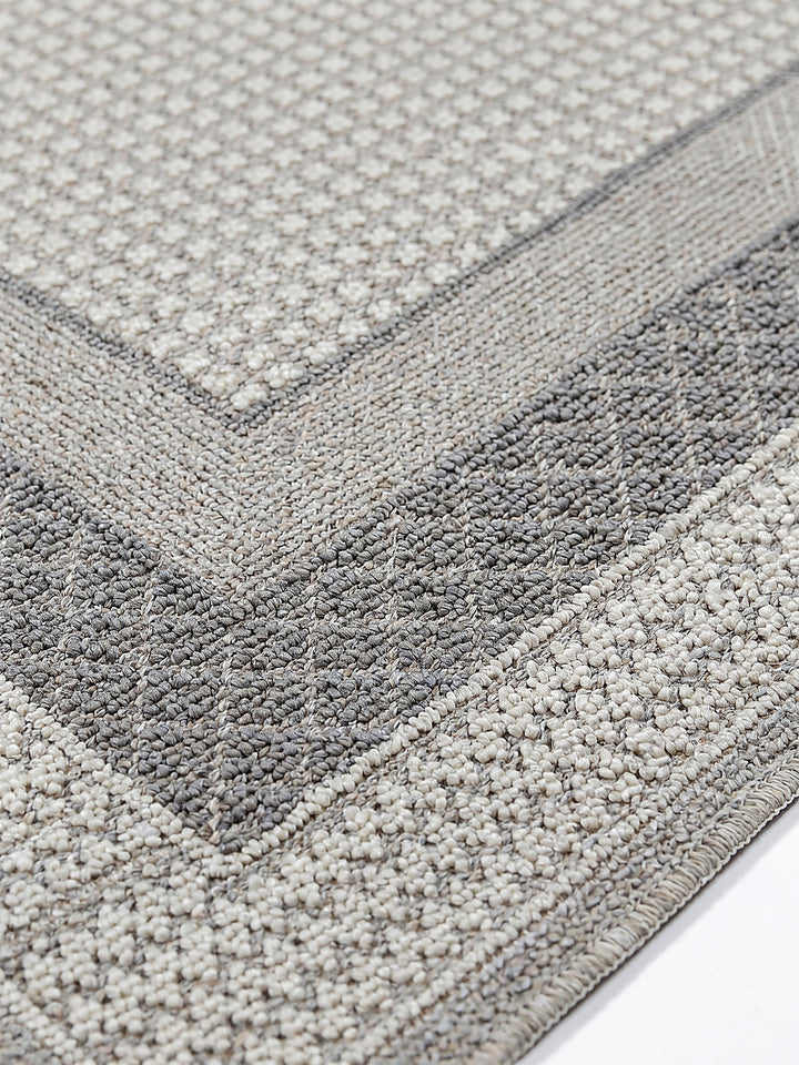 Teppich Grau Farbdetail Muster_