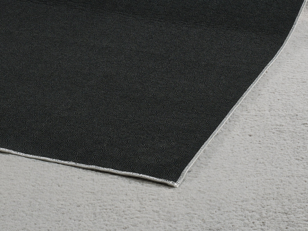 Kurzflorteppich Grau Unicolor für puristische Einrichtung aus Polyester RUTOR Serie_