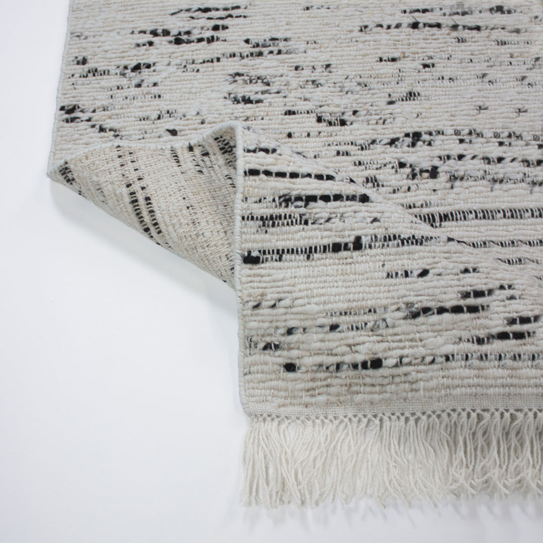 Teppich Monochrome rechteckig WOOL Einrichtung Wohnidee Bodenbelag TIREE_