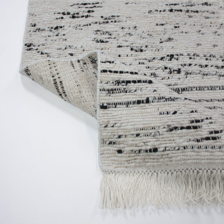 Teppich Monochrome rechteckig WOOL Einrichtung Wohnidee Bodenbelag TIREE_