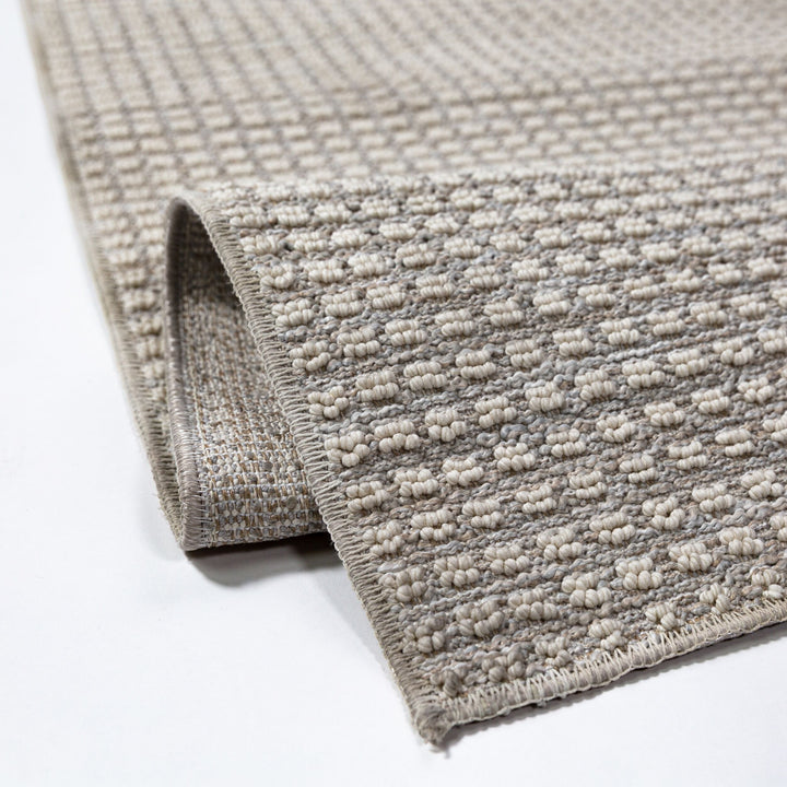 Teppich Grau rechteckig POLYESTER Einrichtung Wohnidee Bodenbelag NORA_