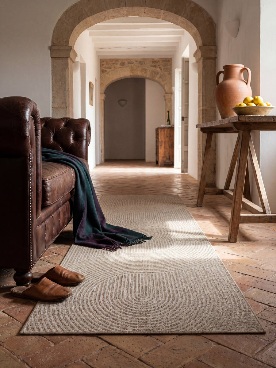 Teppich Beige Textur Nahaufnahme_