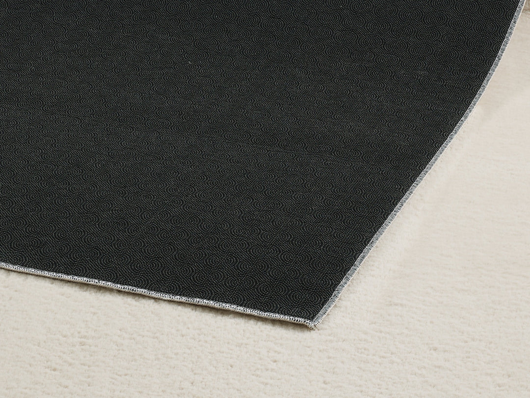 Kurzflorteppich Beige Uni als minimalistische Wohnidee aus Polyester Kollektion RUTOR_