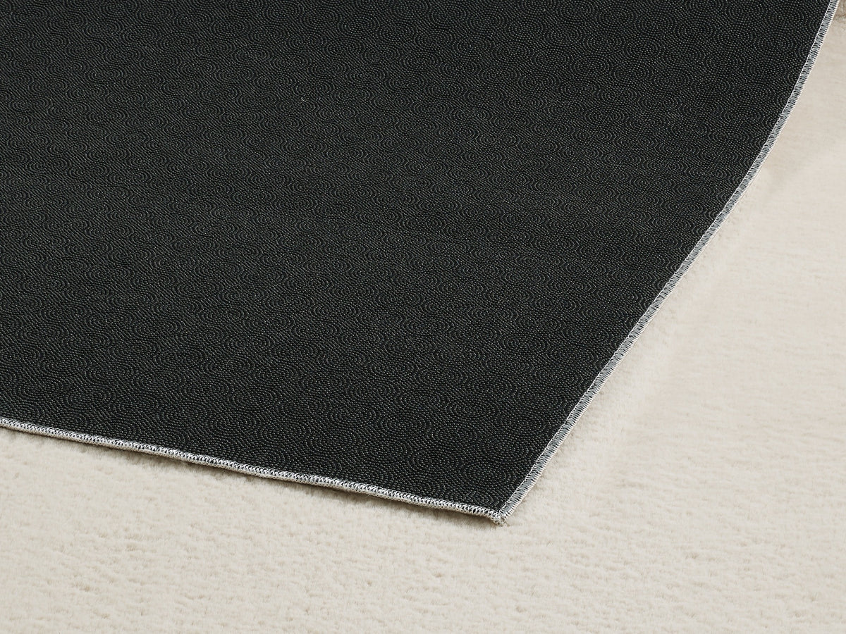 Kurzflorteppich Beige Uni als minimalistische Wohnidee aus Polyester Kollektion RUTOR_