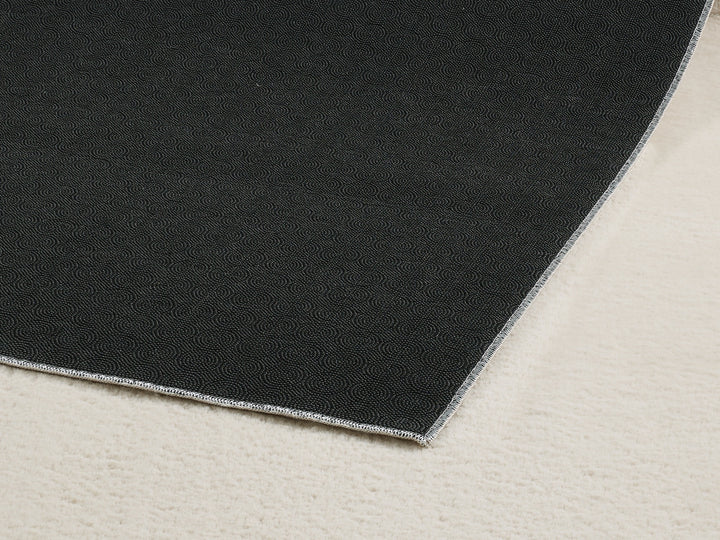 Kurzflorteppich Beige Uni als minimalistische Wohnidee aus Polyester Kollektion RUTOR_