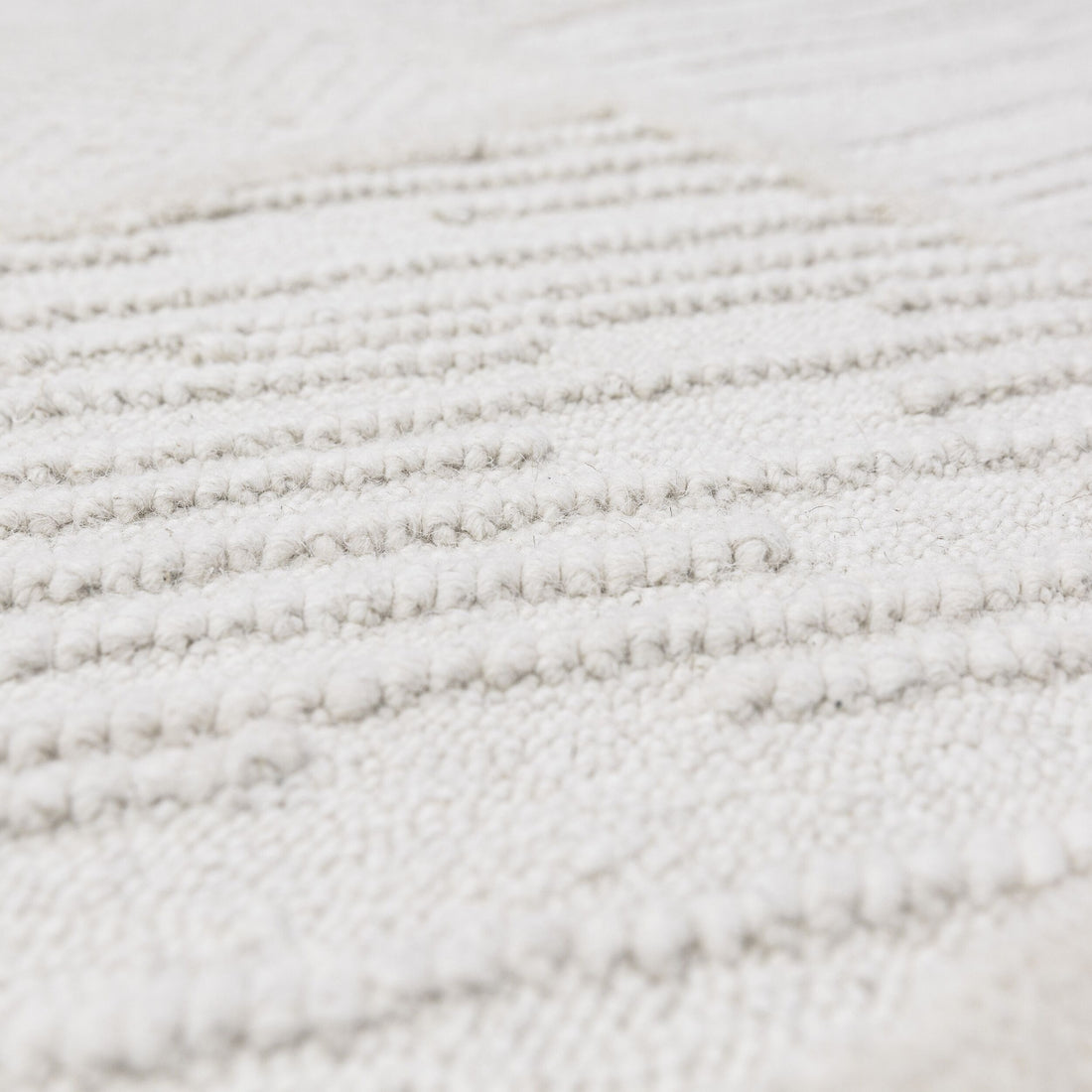 Teppich Weiß rechteckig POLYESTER Raumgestaltung Inneneinrichtung CARVE