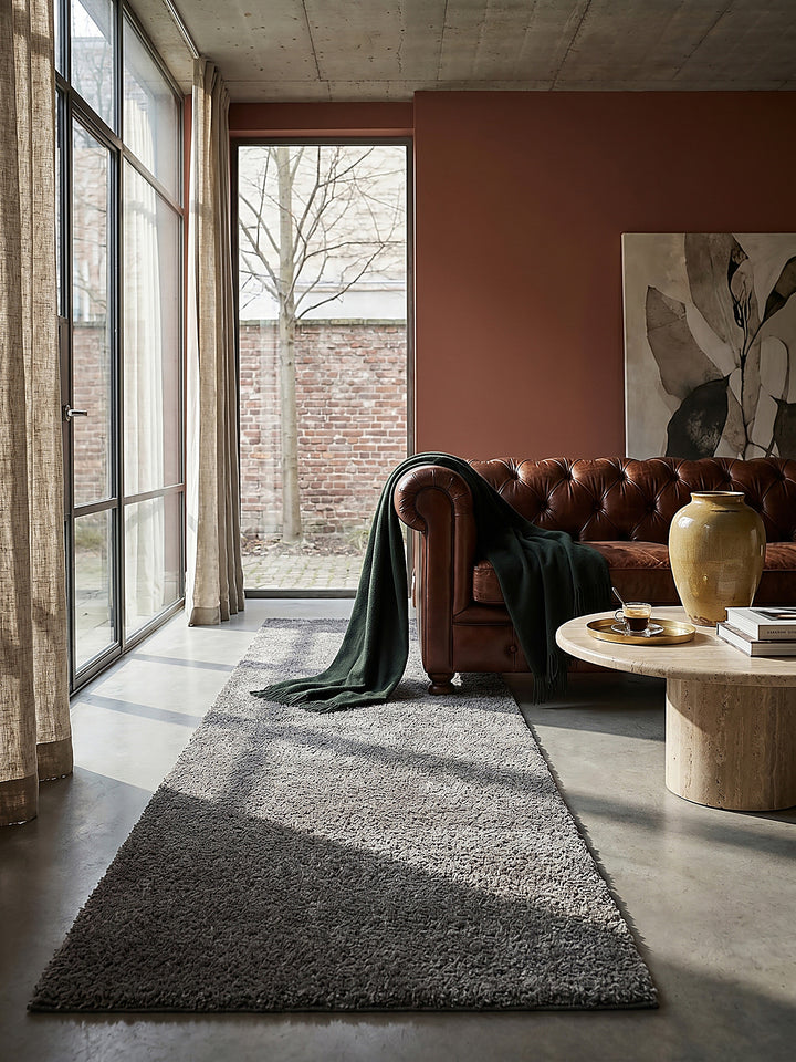 Teppich Dark Grey Textur Nahaufnahme_