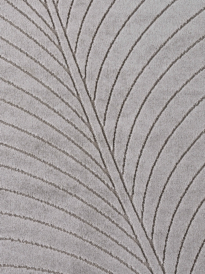 Teppich Silbergrau rechteckig Polypropylen (Kurzflor) Interieur Wohnaccessoire ENGADIN Dekor_