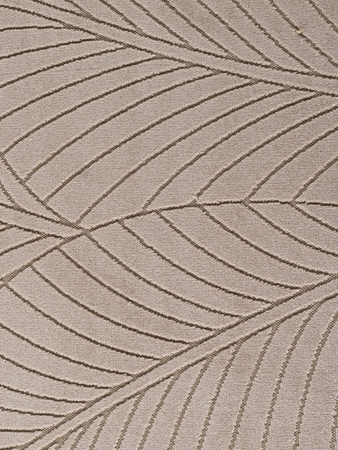 Teppich Beige rund Polypropylen (Kurzflor) Raumgestaltung Inneneinrichtung ENGADIN