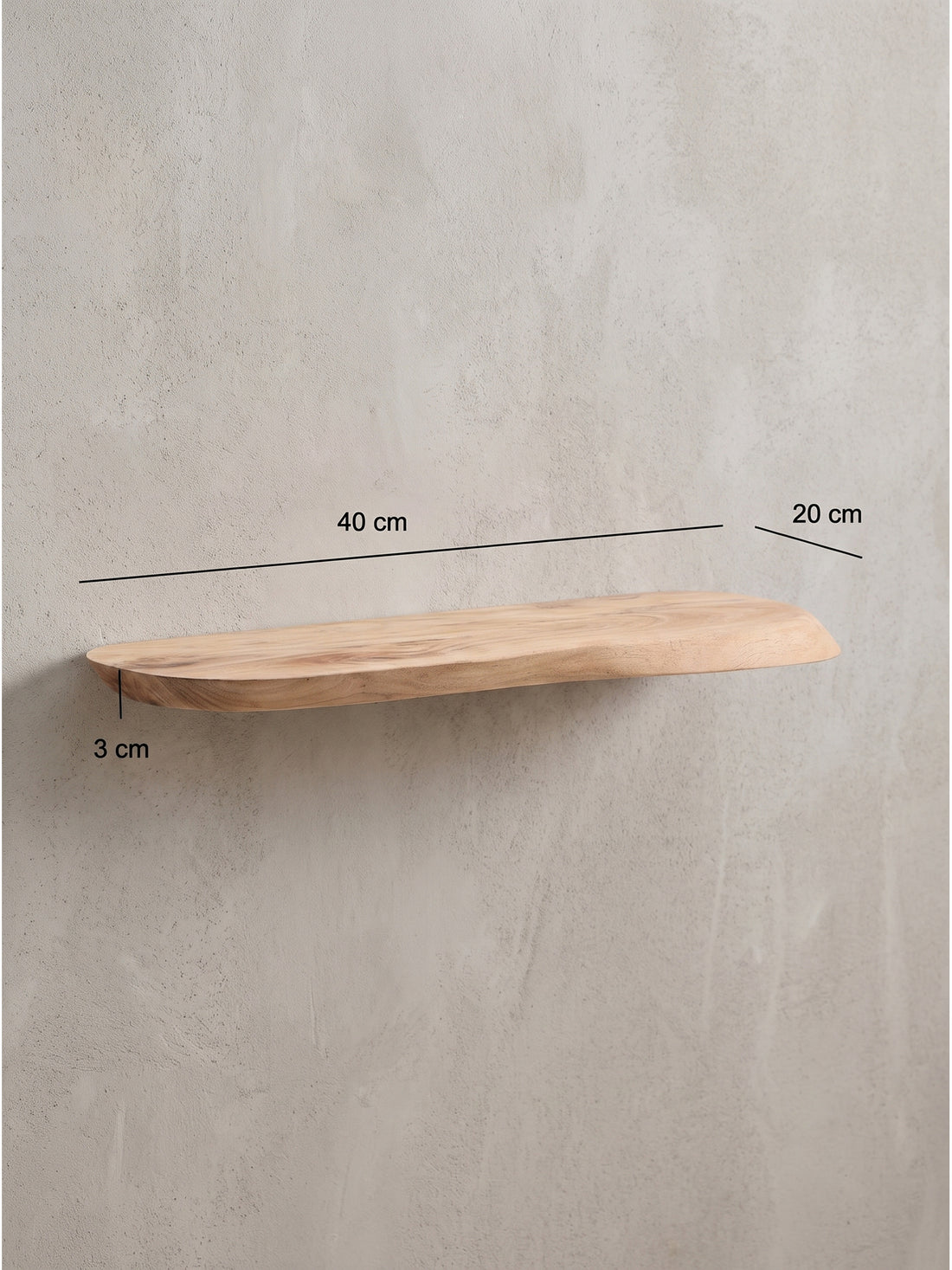 Maßzeichnung ARANDA – 40x20x3
