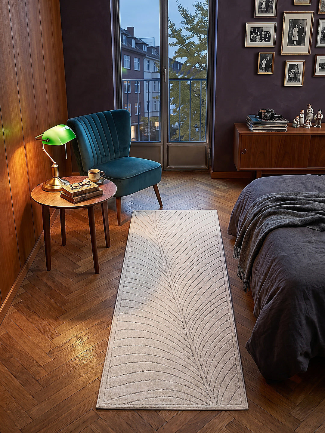 Teppich Creme Läufer im Esszimmer_