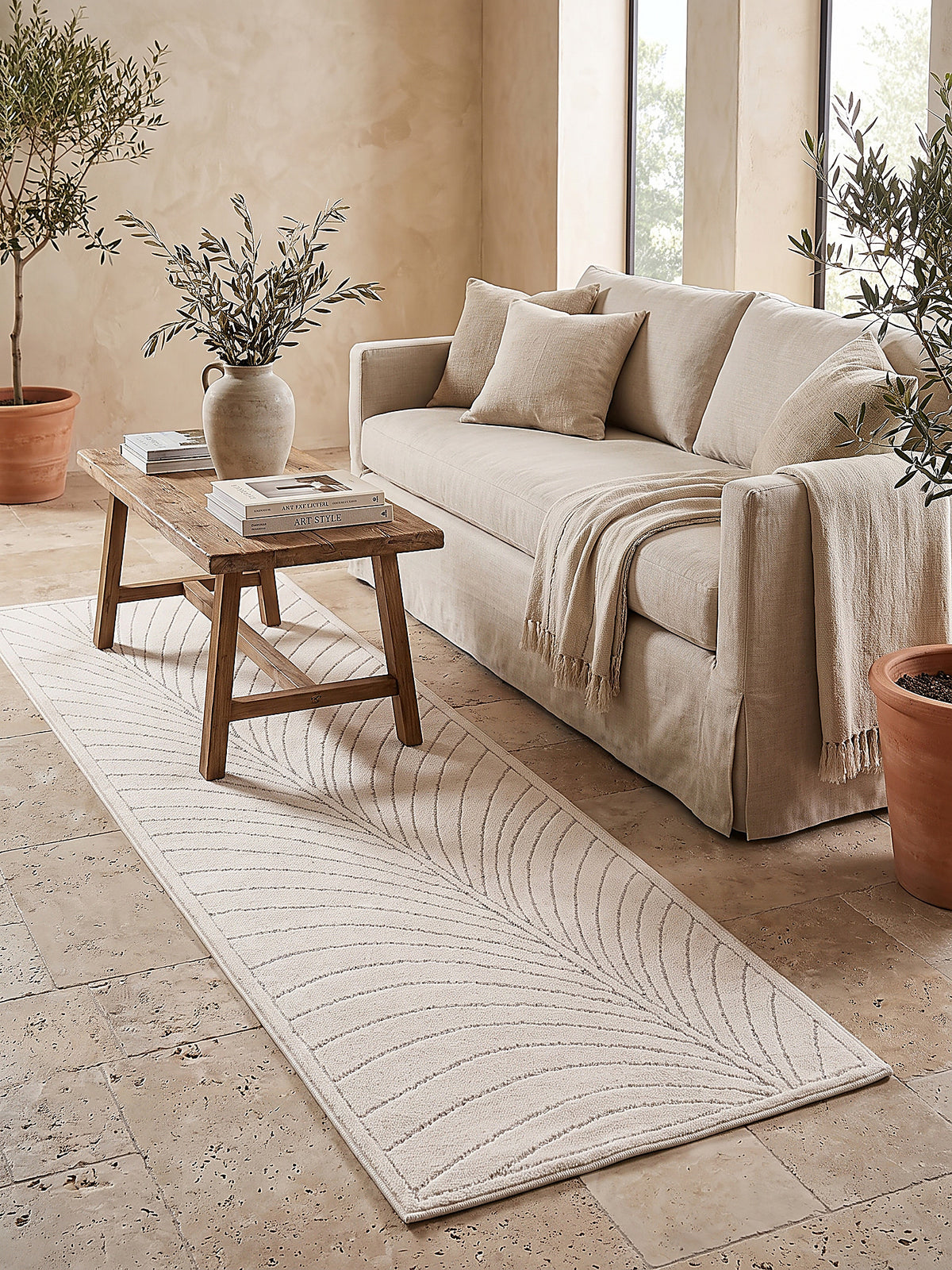 Teppich Creme Farbdetail Muster_
