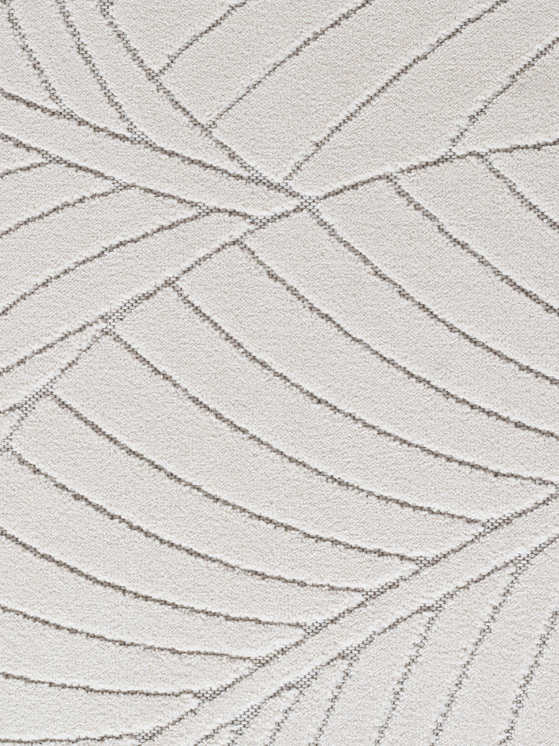 Teppich Creme Läufer Polypropylen (Kurzflor) Interieur Wohnaccessoire ENGADIN Dekor