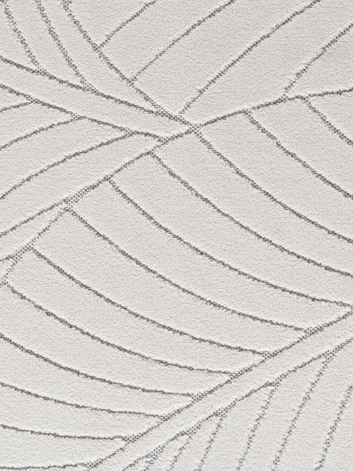 Teppich Creme Läufer Polypropylen (Kurzflor) Interieur Wohnaccessoire ENGADIN Dekor