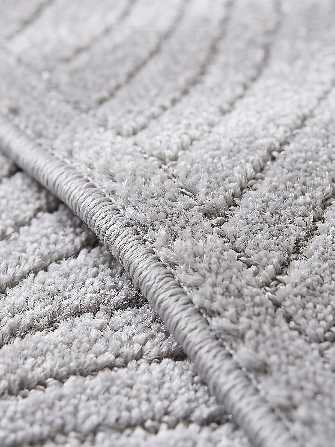 Teppich Silbergrau Farbdetail Muster_