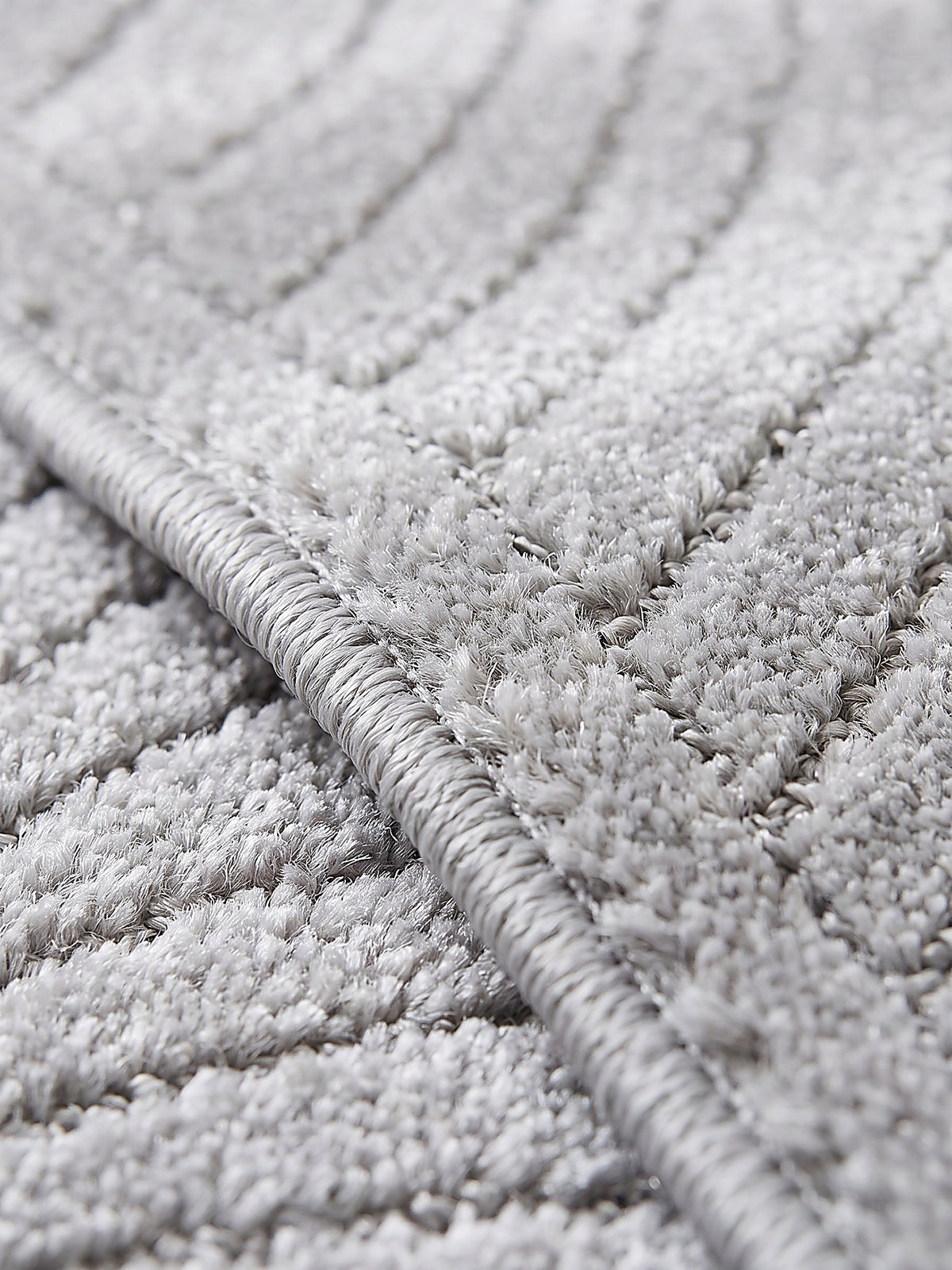 Teppich Silbergrau Farbdetail Muster_