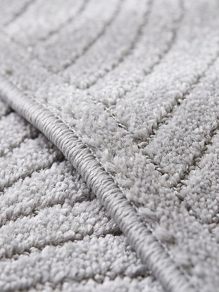 Teppich Silbergrau Farbdetail Muster_