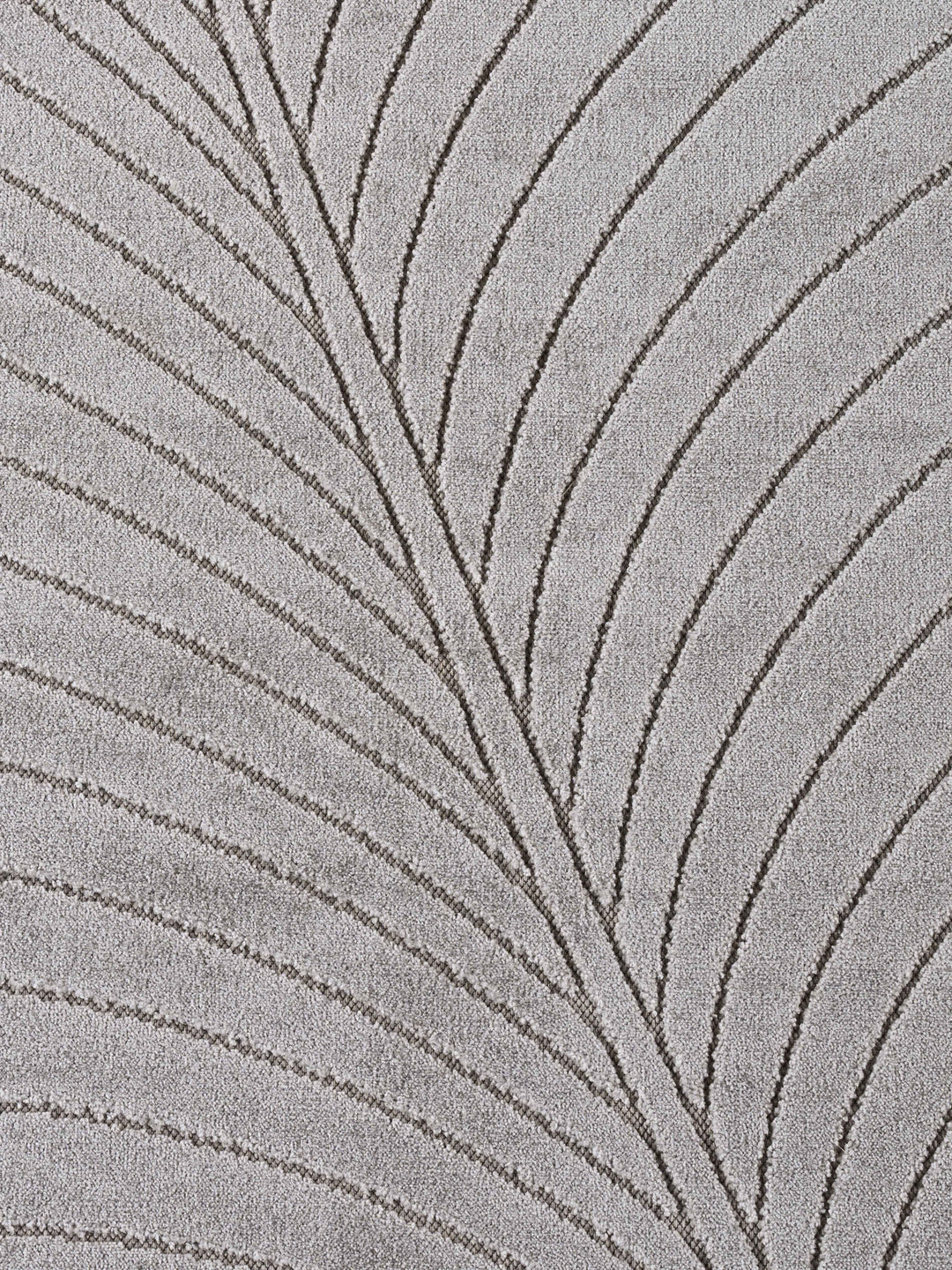 Teppich Silbergrau Läufer Polypropylen (Kurzflor) Interieur Wohnaccessoire ENGADIN Dekor_