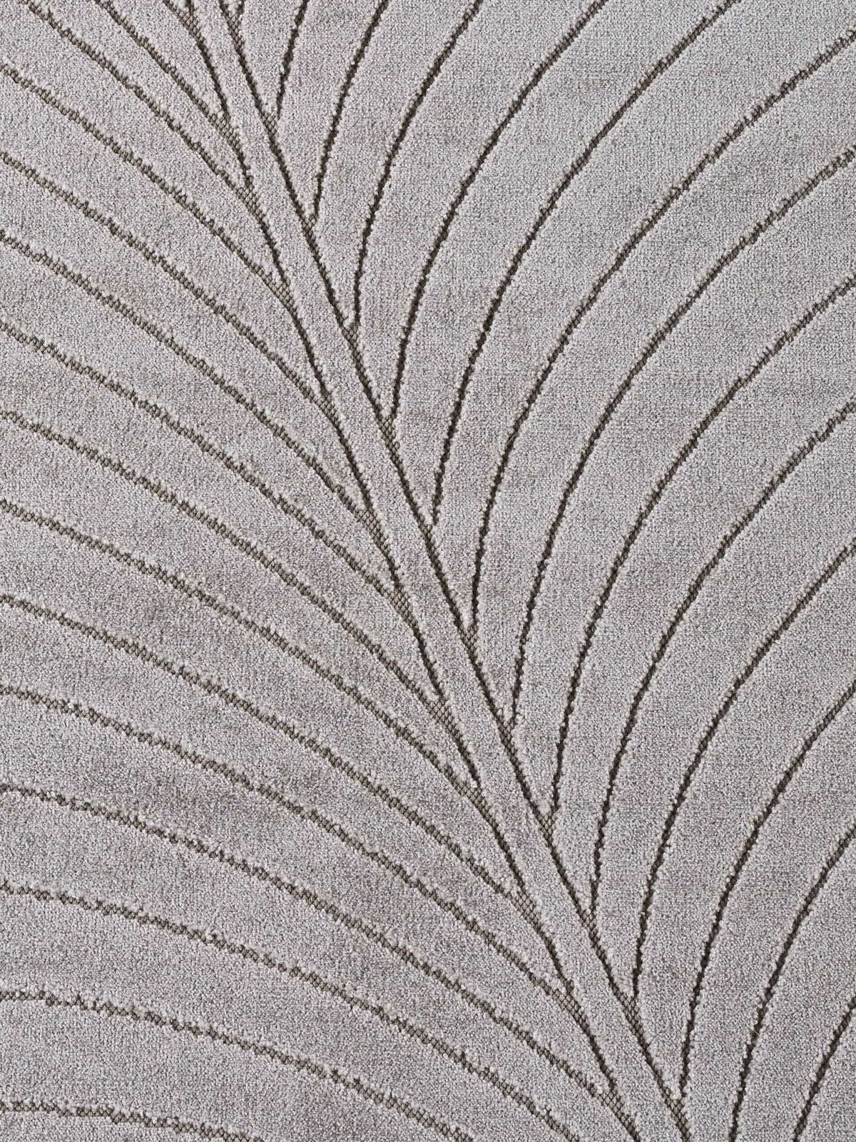 Teppich Silbergrau Läufer Polypropylen (Kurzflor) Interieur Wohnaccessoire ENGADIN Dekor_