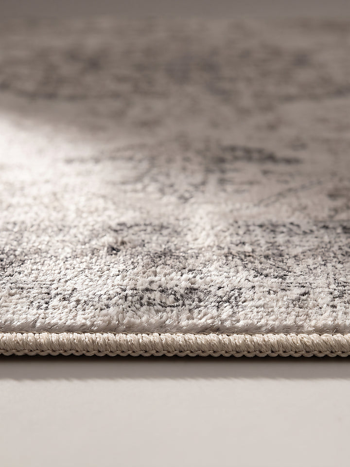 Teppich Beige-Grau Florhöhe Profil_