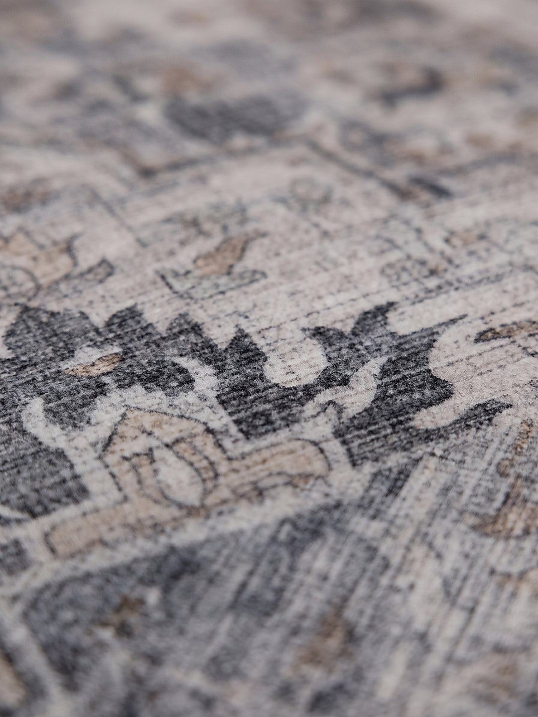 Teppich Beige-Grau Farbdetail Muster_