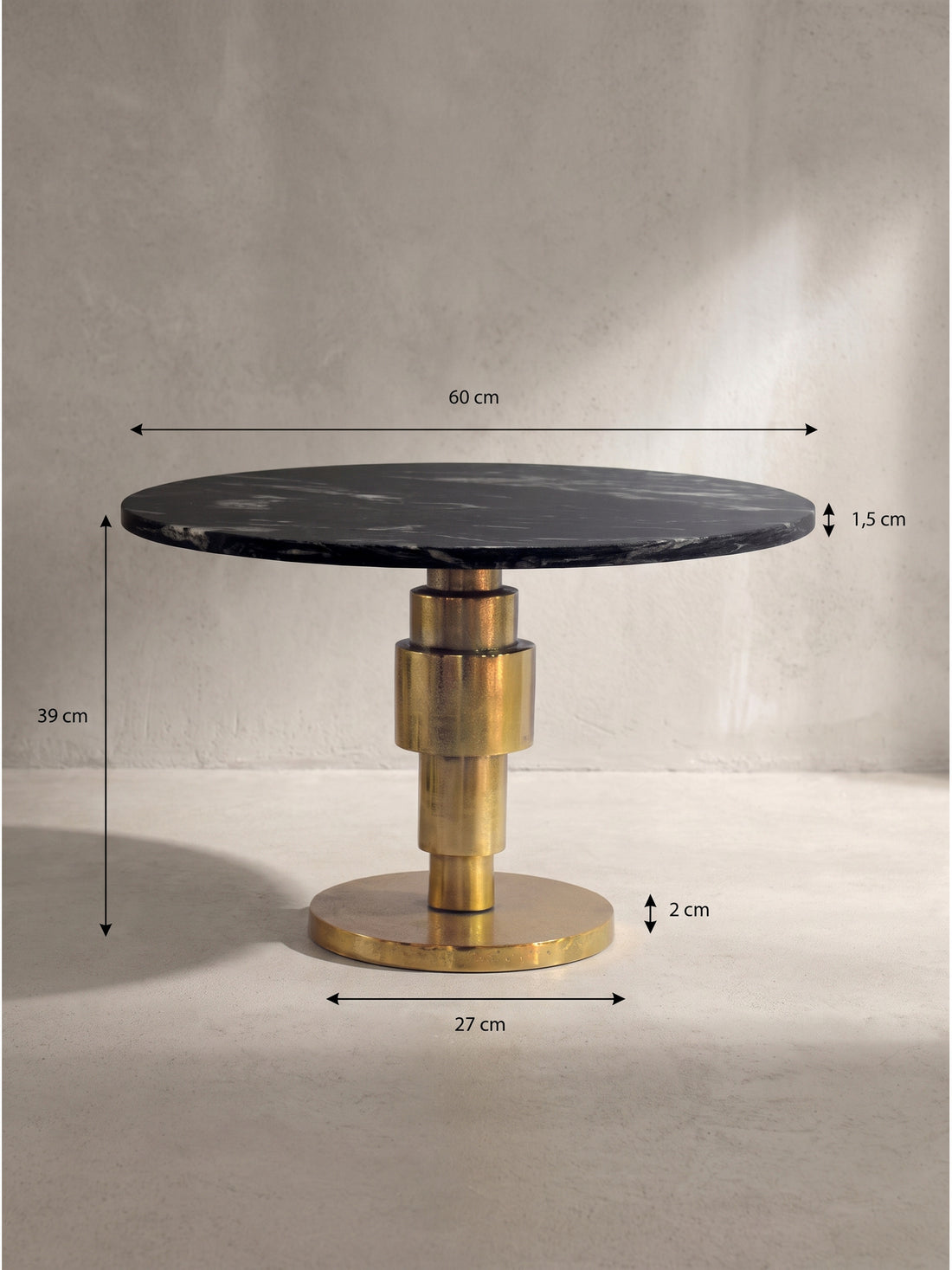 Maßzeichnung ESLA – Schwarz-Gold