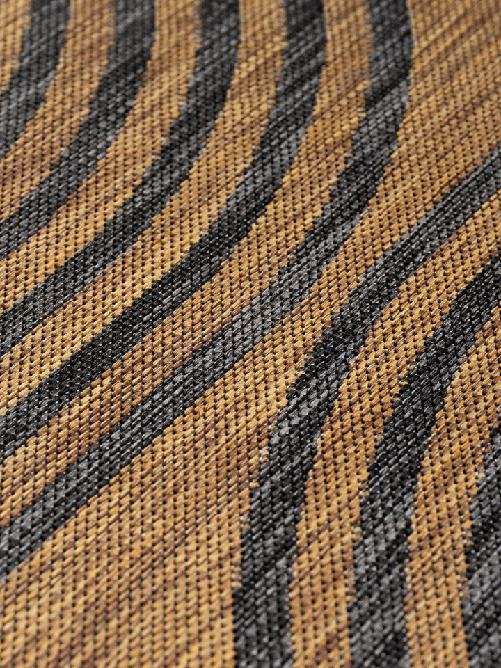 Teppich Braun-Schwarz rechteckig Polypropylen (Flachgewebe) Interieur_