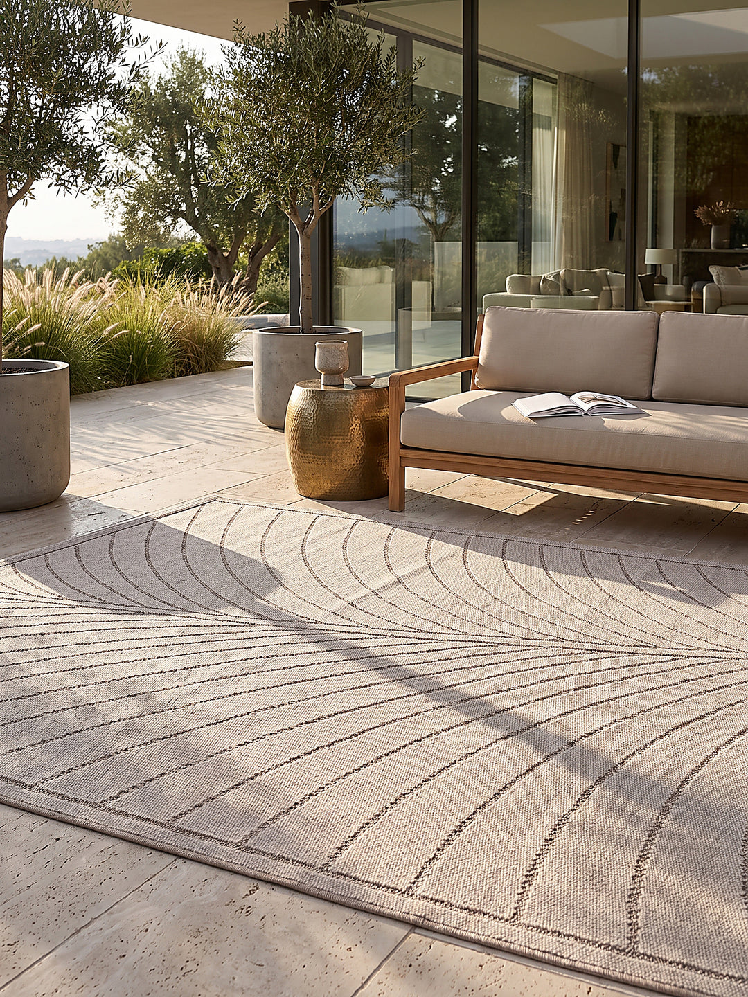Teppich Beige Textur Nahaufnahme_