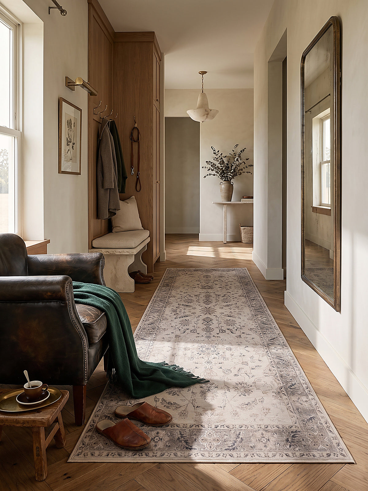 Teppich Beige-Grau Textur Nahaufnahme_