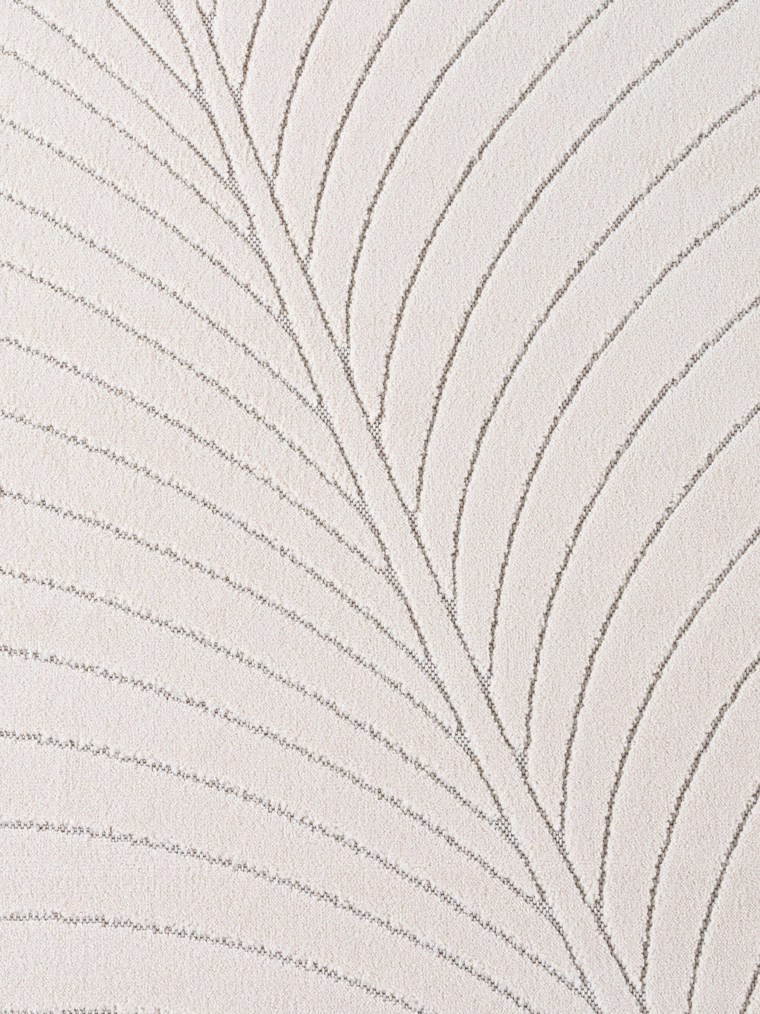 Teppich Creme rechteckig Polypropylen (Kurzflor) Interieur Wohnaccessoire ENGADIN Dekor_