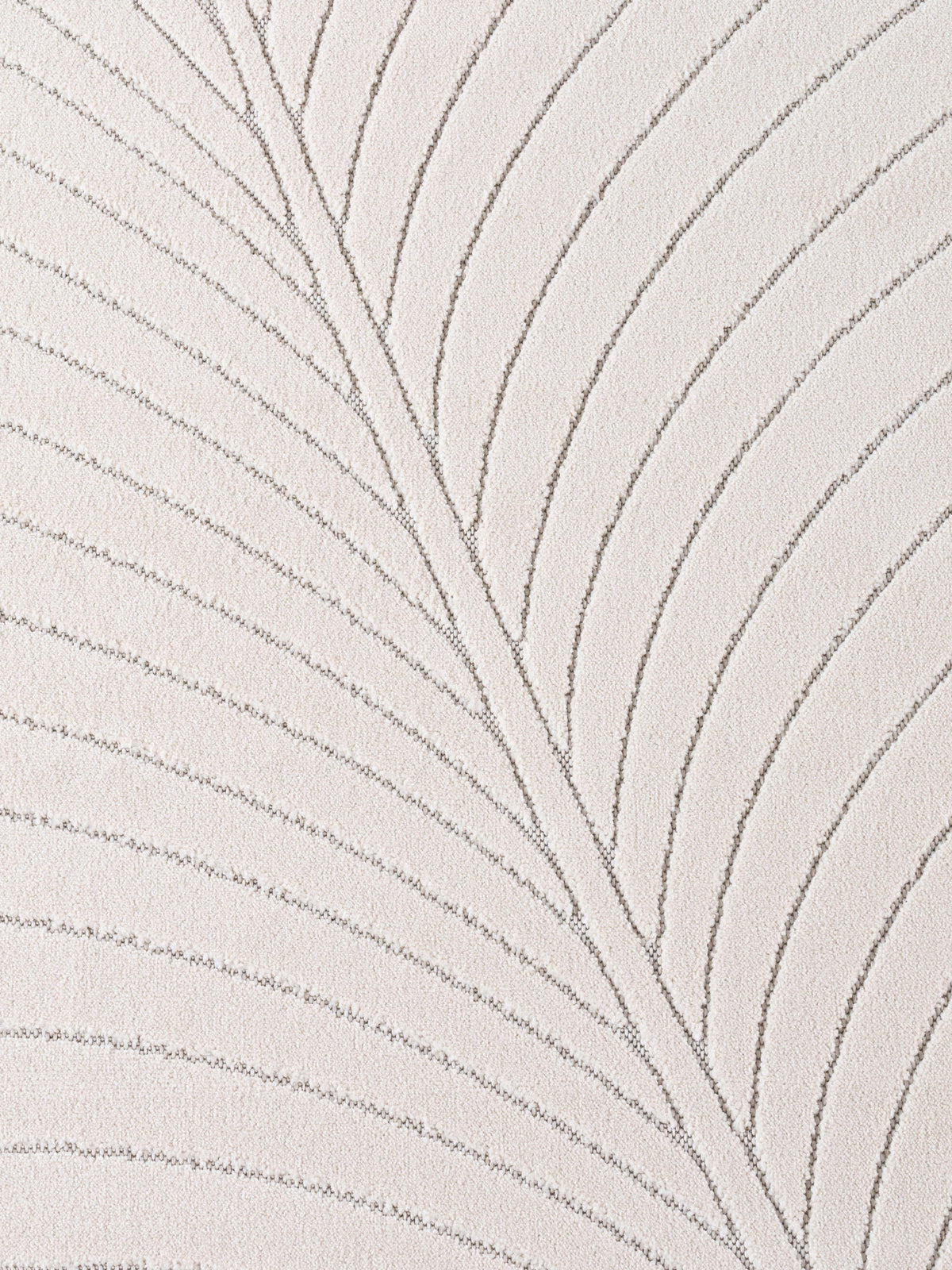 Teppich Creme rechteckig Polypropylen (Kurzflor) Interieur Wohnaccessoire ENGADIN Dekor_