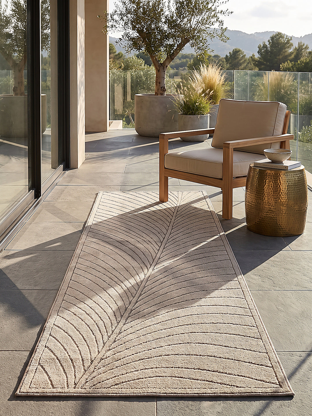 Teppich Beige Textur Nahaufnahme_