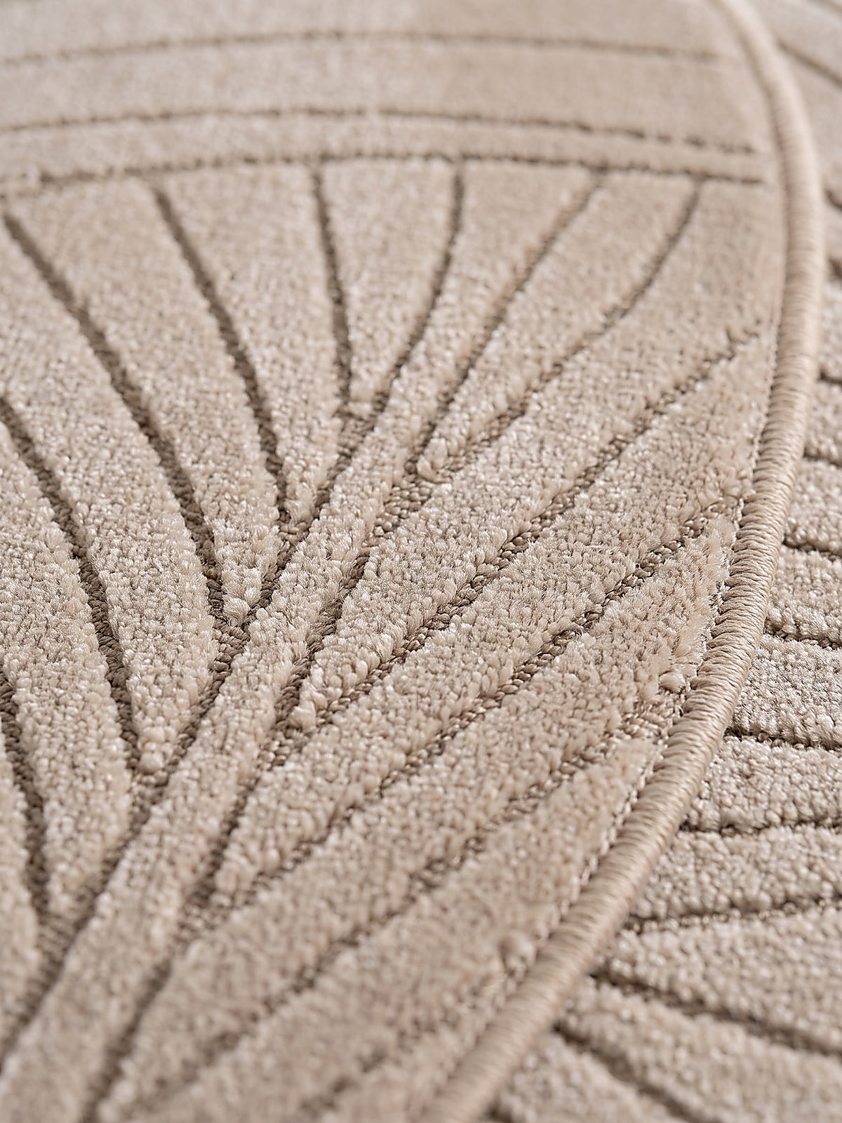 Teppich Beige Farbdetail Muster_