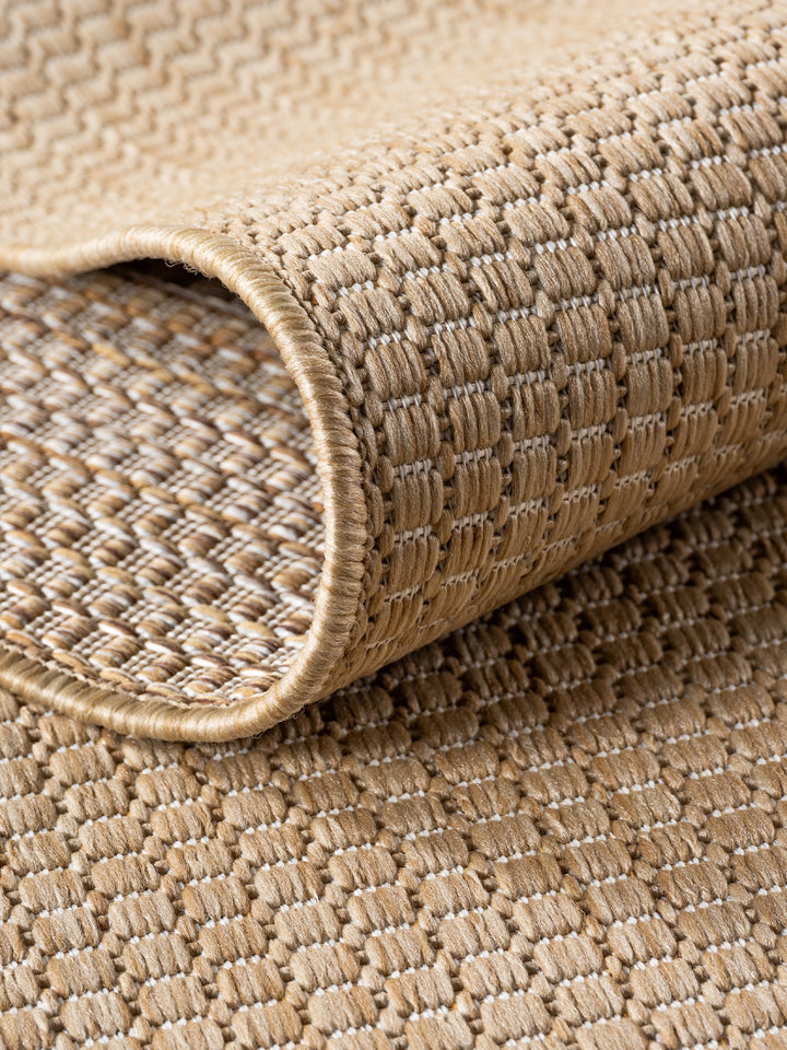 Teppich Sand Läufer Polypropylen (Flachgewebe) Einrichtung Wohnidee Bodenbelag_