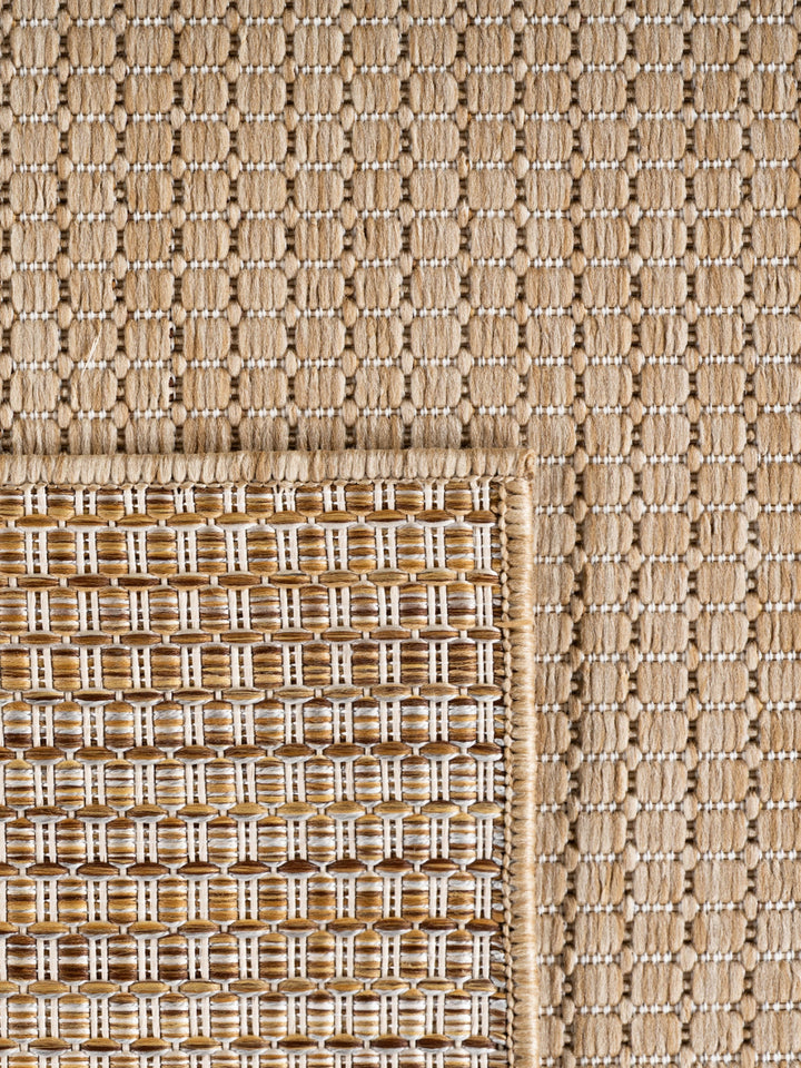 Teppich Sand Läufer Polypropylen (Flachgewebe) Raumgestaltung Inneneinrichtung_