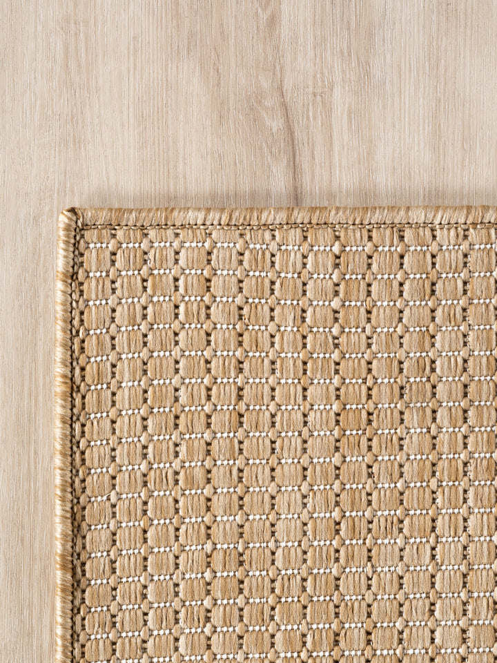 Teppich Sand Läufer Polypropylen (Flachgewebe) Designteppich Kollektion Wohnraum_