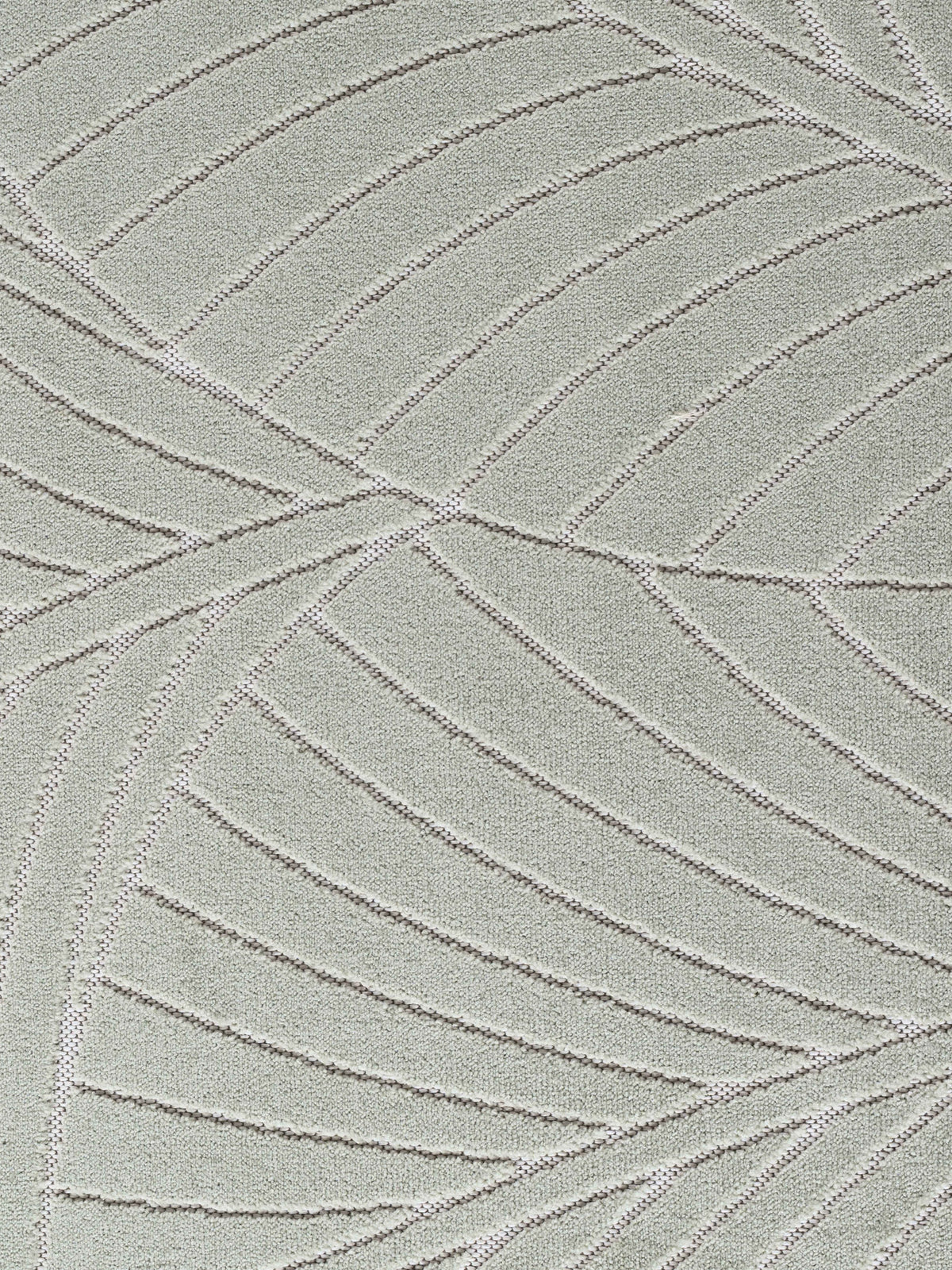 Teppich Salbeigrün rechteckig Polypropylen (Kurzflor) Interieur Wohnaccessoire ENGADIN Dekor_