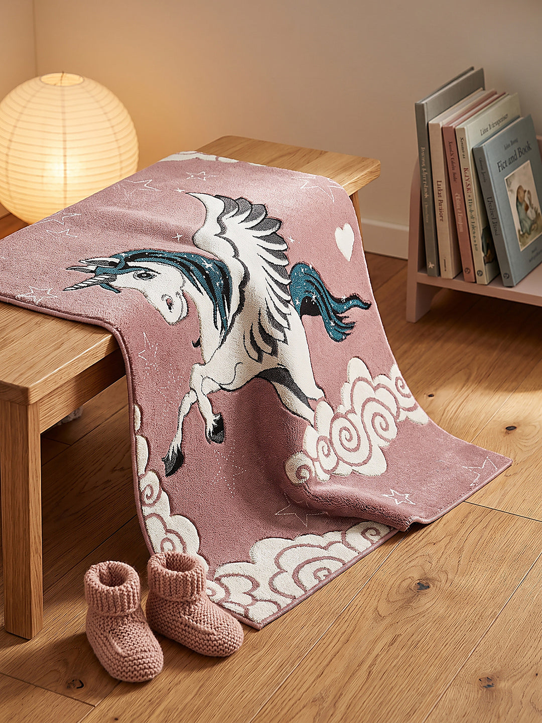 Teppich Pink rechteckig Editorial Styling_