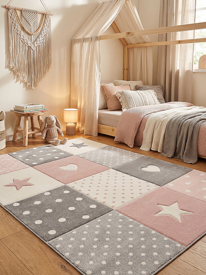 Teppich Pink Textur Nahaufnahme_