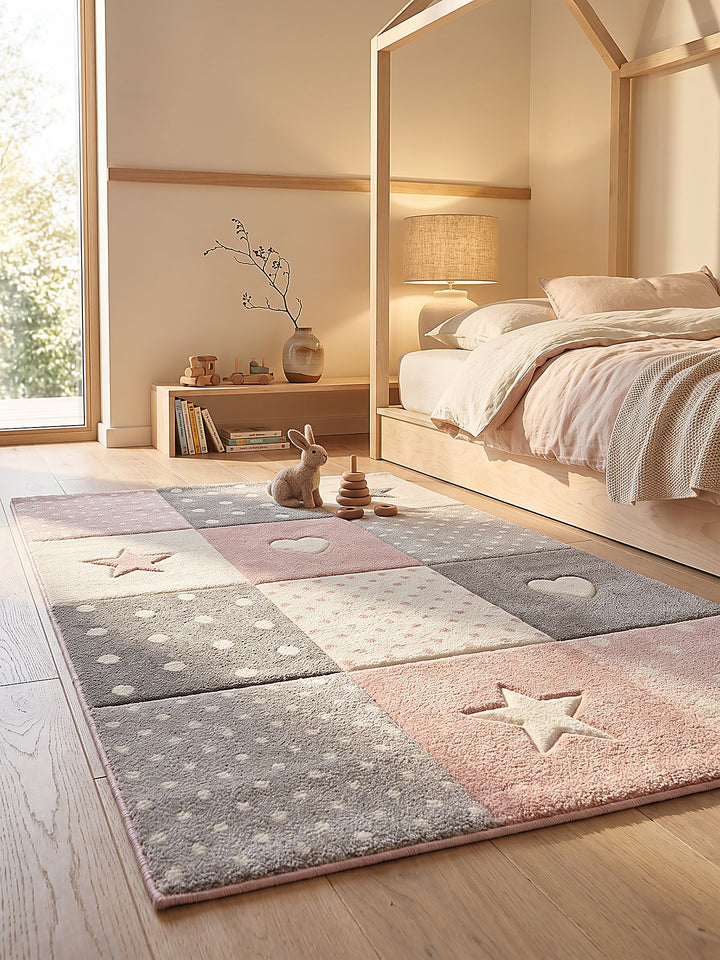 Teppich Pink Textur Nahaufnahme_