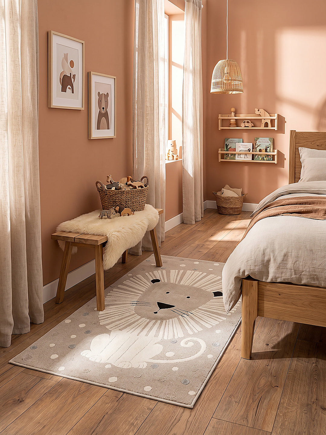 Teppich Beige Läufer Editorial Styling_