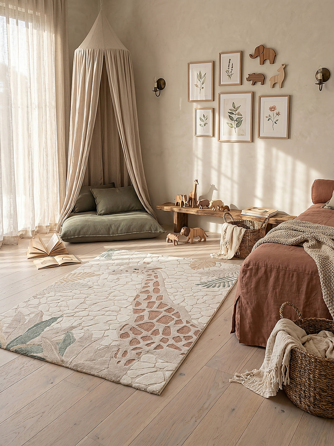 Teppich Creme Textur Nahaufnahme_