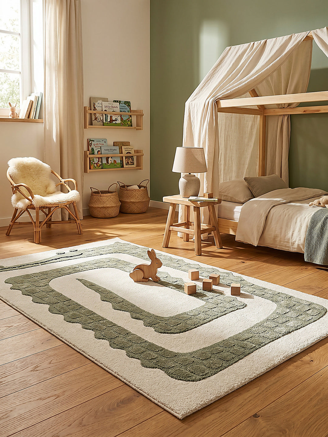 Teppich Creme Textur Nahaufnahme_