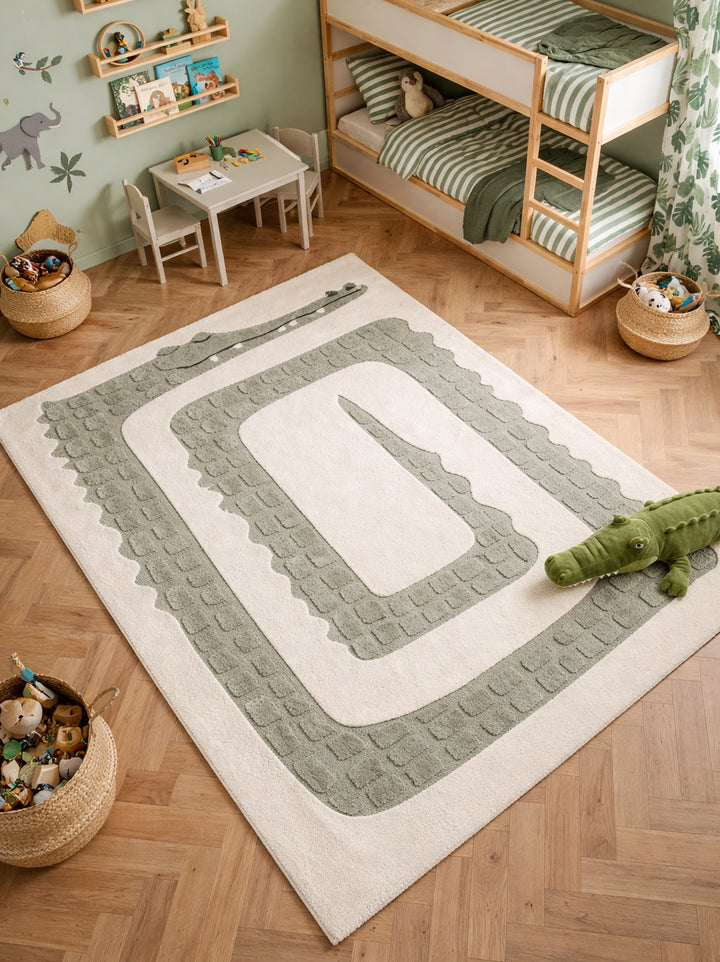 Teppich Kurzflor Creme für Wohnzimmer Schlafzimmer und Flur Polyester VELT Serie_